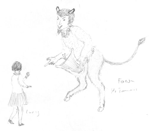 Ebenfalls aus Narnia - Lucy und der Faun Mr. Tumnus